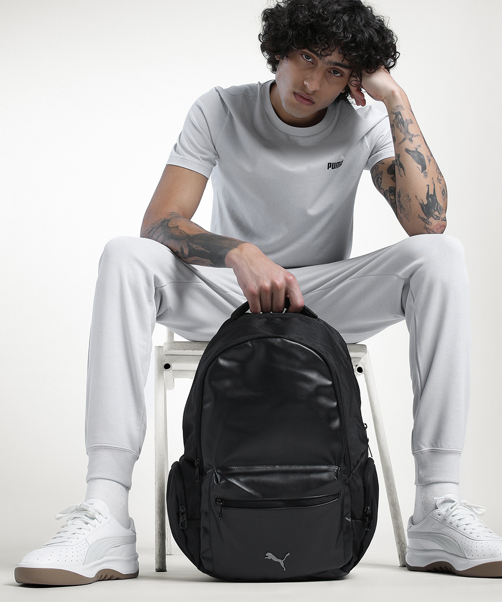 PUMA Unisex Solid Black Backpack